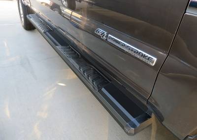 APS - APS S-Series Running Boards Black 15-25 F150/Super Duty Crew WB06SAG5B