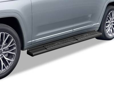 APS - APS WB10SBG6B S-Series Running Boards Black for 21-25 Grand Cherokee WL