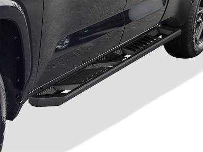 APS - APS A-Series Running Boards Black for 22-25 Toyota Tundra Double WB20ABI7M