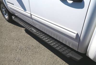 APS - APS T-Series Running Boards Black 07-18 Silverado/Sierra Crew WB03TJG1B