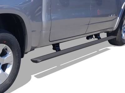APS - APS W-Series Power Running Boards Black for 2025 Ram 1500 Crew PB04WBF8B