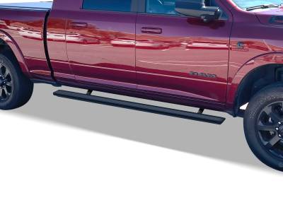 APS - APS PB04WBJ9B W-Series Power Running Boards Black for 13-24 Ram HD Mega