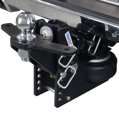 Shocker Hitch - Shocker Hitch SH-HDMB610-200-25SC Shocker HD 20K 2" Max Black Air Receiver Hitch