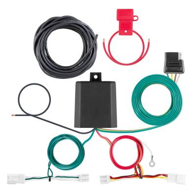 CURT - CURT 56550 Wiring Harness 4-Way Flat for Subaru Solterra/Toyota BZ4X