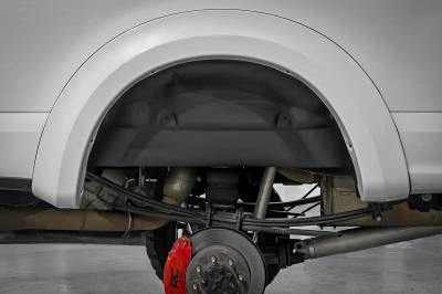 Rough Country Suspension Systems - Rough Country 4517A Rear Wheel Well Liners Pair for 17-26 Ford Super Duty