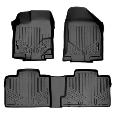 SMARTLINER - SMARTLINER SA0118/B0035 Front/Rear BLACK Floor Liners Ford Edge/MKX