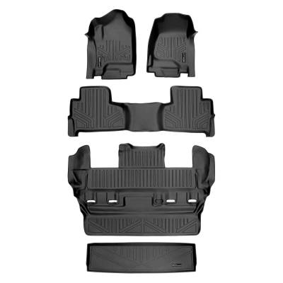 SMARTLINER - SMARTLINER SA0136/B0153/C0153/E0153 Front/Rear BLACK Floor Liners Tahoe/Yukon
