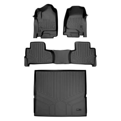 SMARTLINER - SMARTLINER SA0136/B0153/D0153 Front/Rear BLACK Floor Liners Tahoe/Yukon