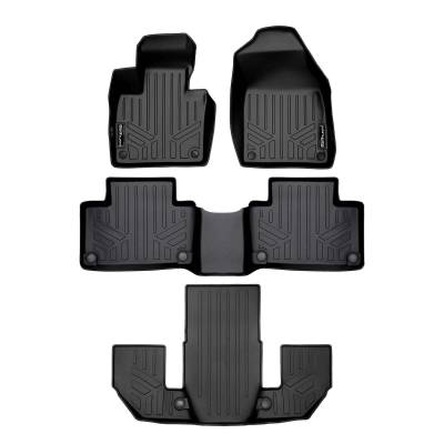 SMARTLINER - SMARTLINER SA0223/B0633/C0633 Front/Rear BLACK Floor Liners for Volvo XC90