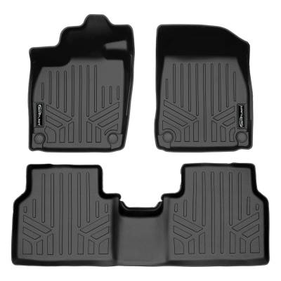 SMARTLINER - SMARTLINER SA0619/B0619 Front/Rear BLACK Floor Liners for VW ID.4