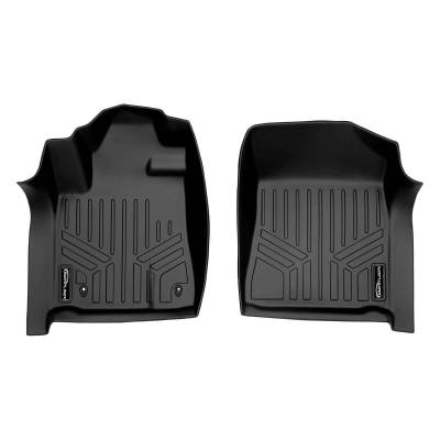 SMARTLINER - SMARTLINER SA0272 Front BLACK Floor Liners for Toyota Sequoia