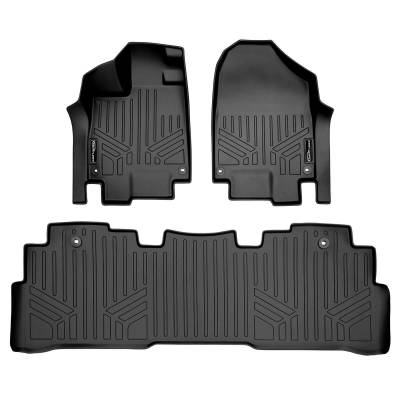 SMARTLINER - SMARTLINER SA0325/B0325 Front/Rear BLACK Floor Liners Honda Odyssey