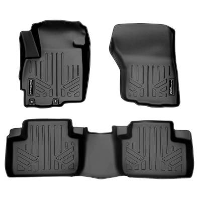 SMARTLINER - SMARTLINER SA0355/B0356 Front/Rear BLACK Floor Liners for Outlander Sport
