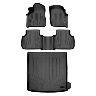 SMARTLINER - SMARTLINER SA0364/B0364/D0437 Front/Rear BLACK Floor Liners for Audi Q8