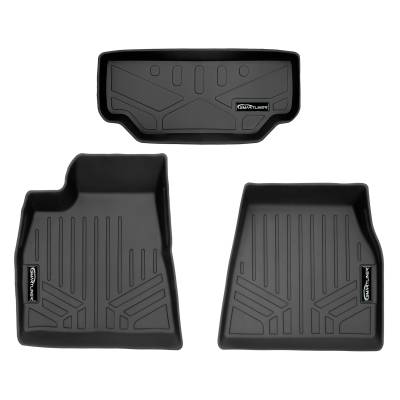 SMARTLINER - SMARTLINER SA0368/F0368 Front BLACK Floor Liners for Tesla S