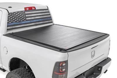 Rough Country Suspension Systems - Rough Country Hard Roll-up Tonneau Cover for 09-18 Ram Truck 5.7' 50319550