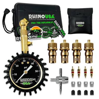Rhino USA - Rhino USA DEFLATORS-4PK Pro Tire Deflator Kit