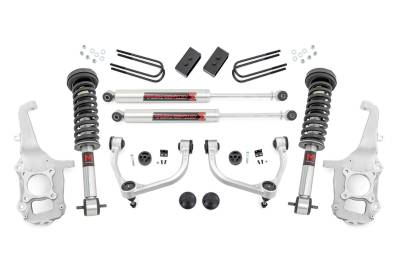 Rough Country Suspension Systems - Rough Country 41840 4" M1 Control Arm Lift Kit for 21-25 Ford F150 4WD