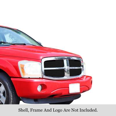 APS - APS Stainless Billet Grille Black for 04-06 Dodge Durango GR04FFD44J