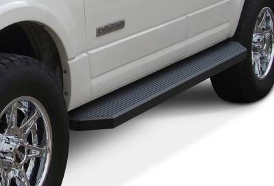 APS - APS H-Series IB06RIB4H Running Boards Black for 97-17 Ford Expedition
