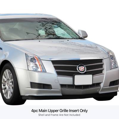 APS - APS Stainless Billet Grille Black 08-11 Cadillac CTS GR01FEB57J
