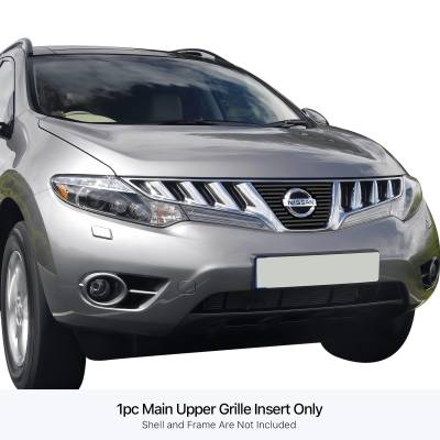 APS - APS Stainless Billet Grille Black for 09-10 Nissan Murano GR14FEE66J