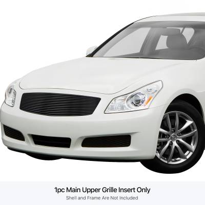 APS - APS Stainless Billet Grille Black for 07-08 G35 Sedan GR14HFH85J