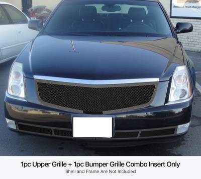 APS - APS Wire Mesh Grille Black 06-11 Cadillac DTS GR01GAJ72H