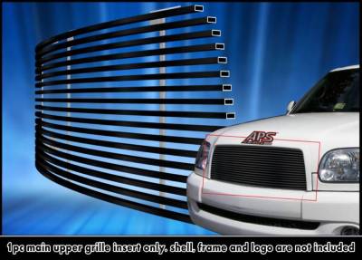 APS - APS Stainless Billet Grille Black for 03-06 Toyota Tundra GR20HEC93J