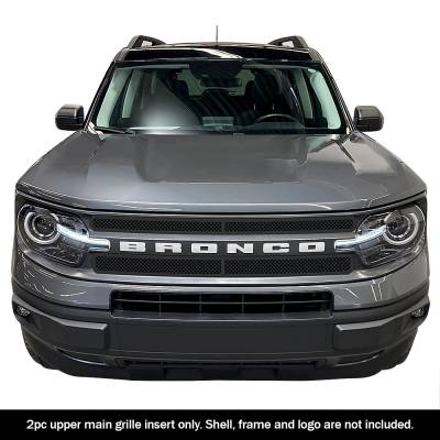 APS - APS Wire Mesh Grille Black 21-25 Ford Bronco Sport GR06GEB61H