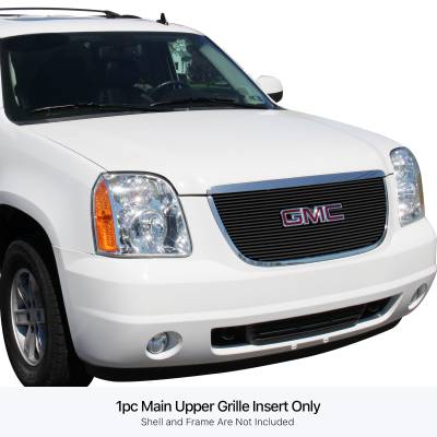 APS - APS Stainless Billet Grille Black 07-14 GMC Yukon/XL GR07FEG78J
