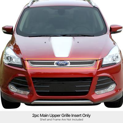 APS - APS Wire Mesh Grille-Polish 13-16 Ford Escape GR06GEB73T