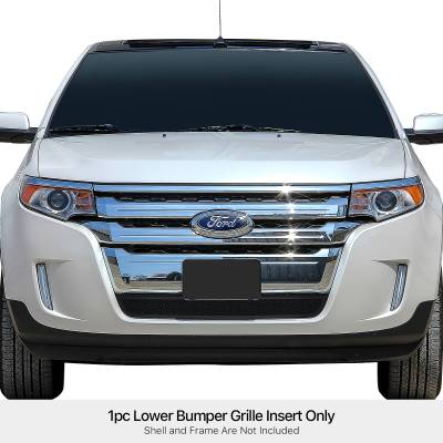 APS - APS Wire Mesh Bumper Grille Black 11-14 Ford Edge GR06GEB90H