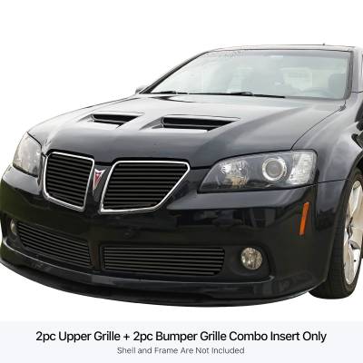 APS - APS Stainless Billet Grille Black 08-09 Pontiac G8 GR16FAJ93J