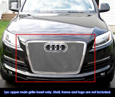 APS - APS Wire Mesh Grille-Polish for 07-15 Audi Q7 GR02GEE37T