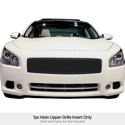 APS - APS GR14GEB18H Wire Mesh Grille Black for 09-14 Nissan Maxima