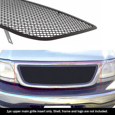 APS - APS Wire Mesh Grille Black 99-03 Ford F150 GR06GEG13H