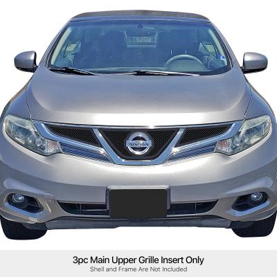 APS - APS Wire Mesh Grille Black for 11-14 Nissan Murano GR14GEE65H