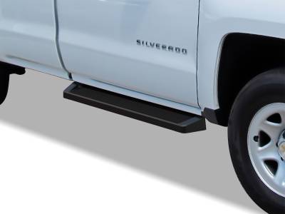 APS - APS IRunning Running Boards Black 07-18 Silverado/Sierra Reg IB03RAI6B