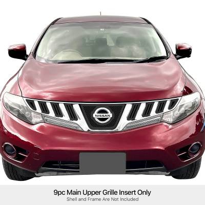 APS - APS Wire Mesh Grille Black for 09-10 Nissan Murano GR14GEE66H