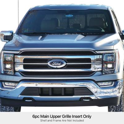 APS - APS Wire Mesh Grille Black 21-23 Ford F150 Lariat GR06GEJ78H