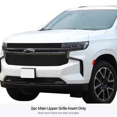 APS - APS Stainless Billet Grille Black 21-24 Chevrolet Tahoe LT/RST GR03FEB79J