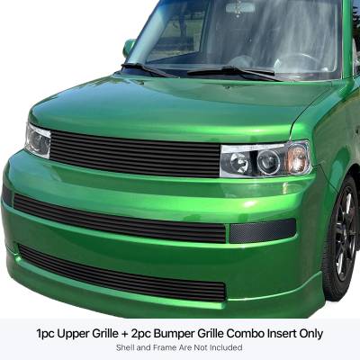 APS - APS Stainless Billet Grille Black for 03-07 Scion XB GR20HGI77J