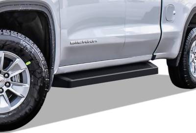 APS - APS IRunning Running Boards Black 19-25 Silverado/Sierra Double IB03RBI5B