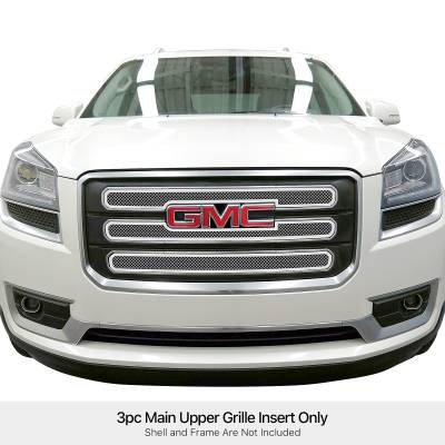 APS - APS Wire Mesh Grille-Polish 13-16 GMC Acadia SLE GR07GEI75T
