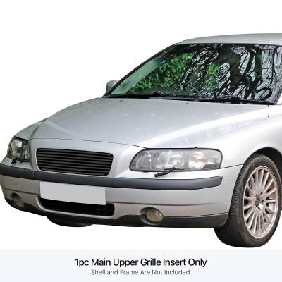 APS - APS Stainless Billet Grille Black for 01-04 Volvo S60 GR22FEE05J