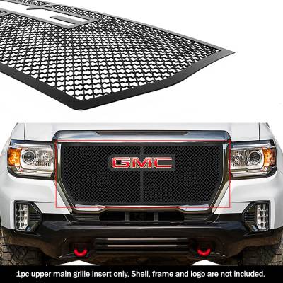 APS - APS Wire Mesh Grille Black 21-22 GMC Canyon Elevation/AT4 GR07GEJ49K