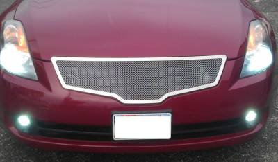 APS - APS Wire Mesh Grille-Polish for 07-09 Altima Sedan GR14GFD76T