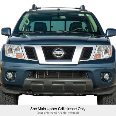 APS - APS Wire Mesh Grille Black for 09-21 Nissan Frontier GR14GFF41H