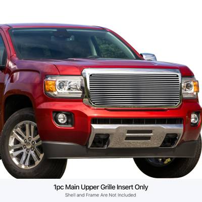 APS - APS Stainless Billet Grille-Polish 15-20 GMC Canyon GR07HEF20S